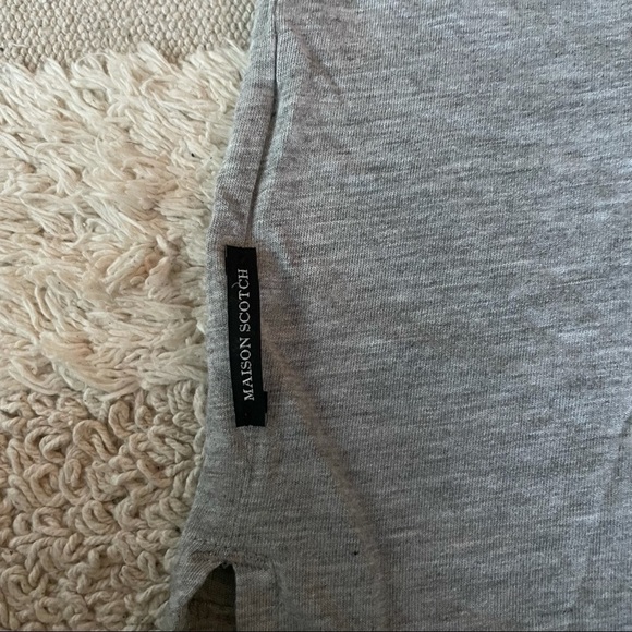 SCOTCH & SODA GREY BON VOYAGE GRAPHIC  TEE - P - Picture 11 of 11